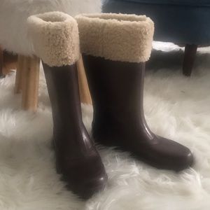 Ugg Australia Mill Creek Wellies Rain Boot Brown